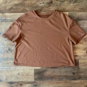Brown Women’s XS/S Short Sleeve Crew Tee Shirt